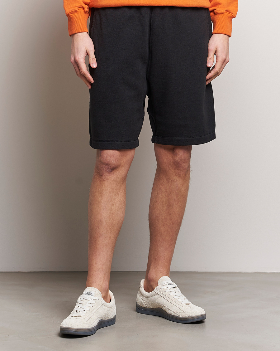 Heren | Kleding | Stone Island | Heavy Cotton Fleece Sweatshorts Black