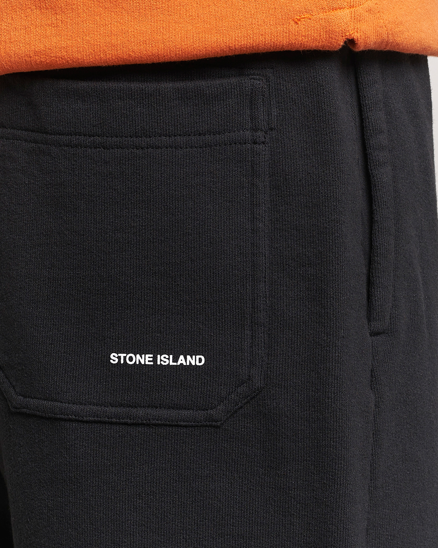 Heren | Korte broek | Stone Island | Heavy Cotton Fleece Sweatshorts Black