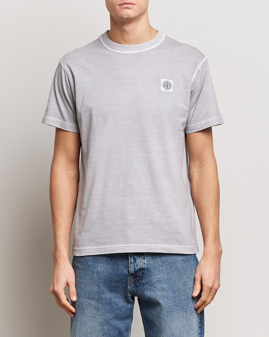 Heren |  | Stone Island | Organic Cotton Fissato Effect T-Shirt Dust