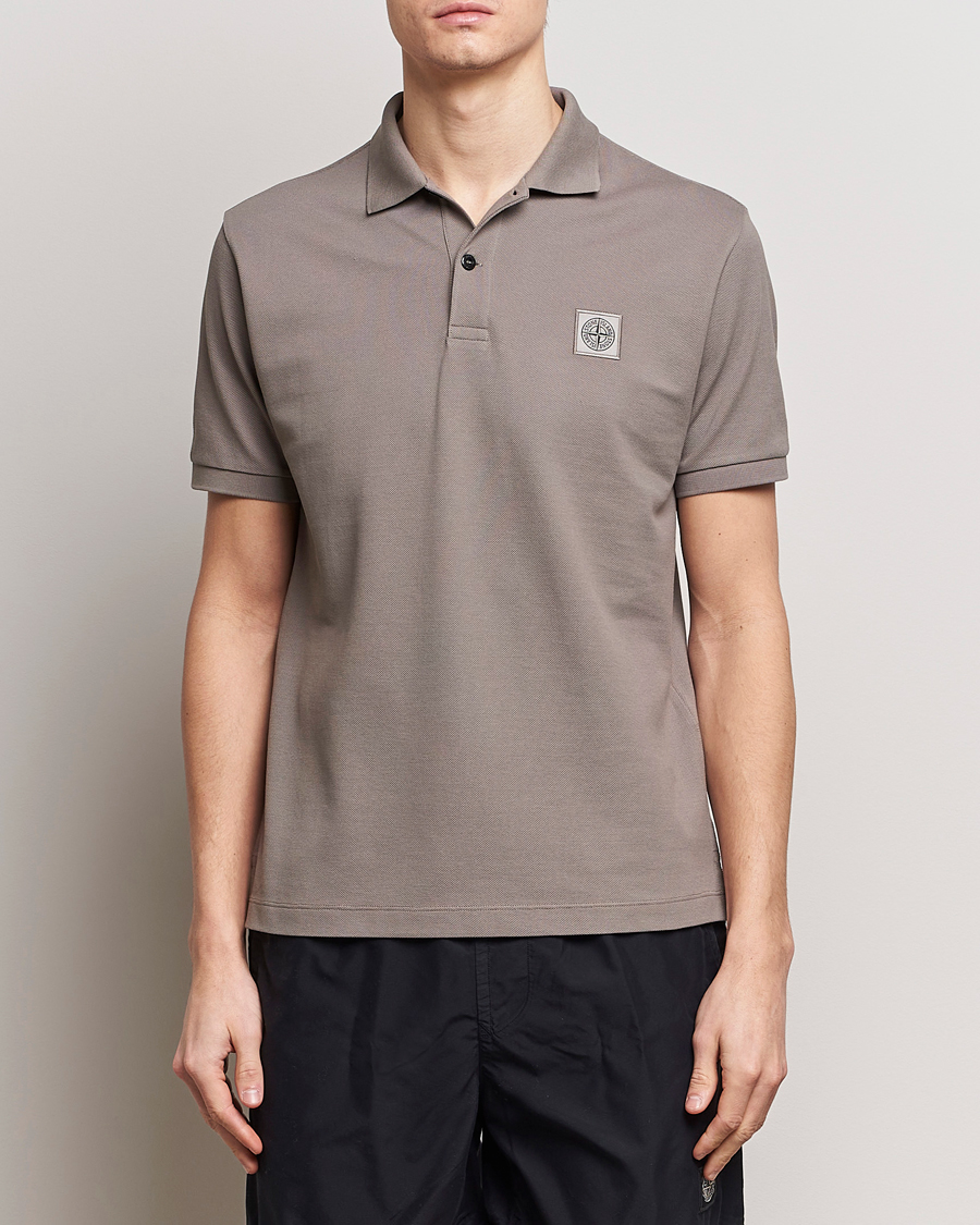 Heren |  | Stone Island | Organic Cotton Polo Dove Grey