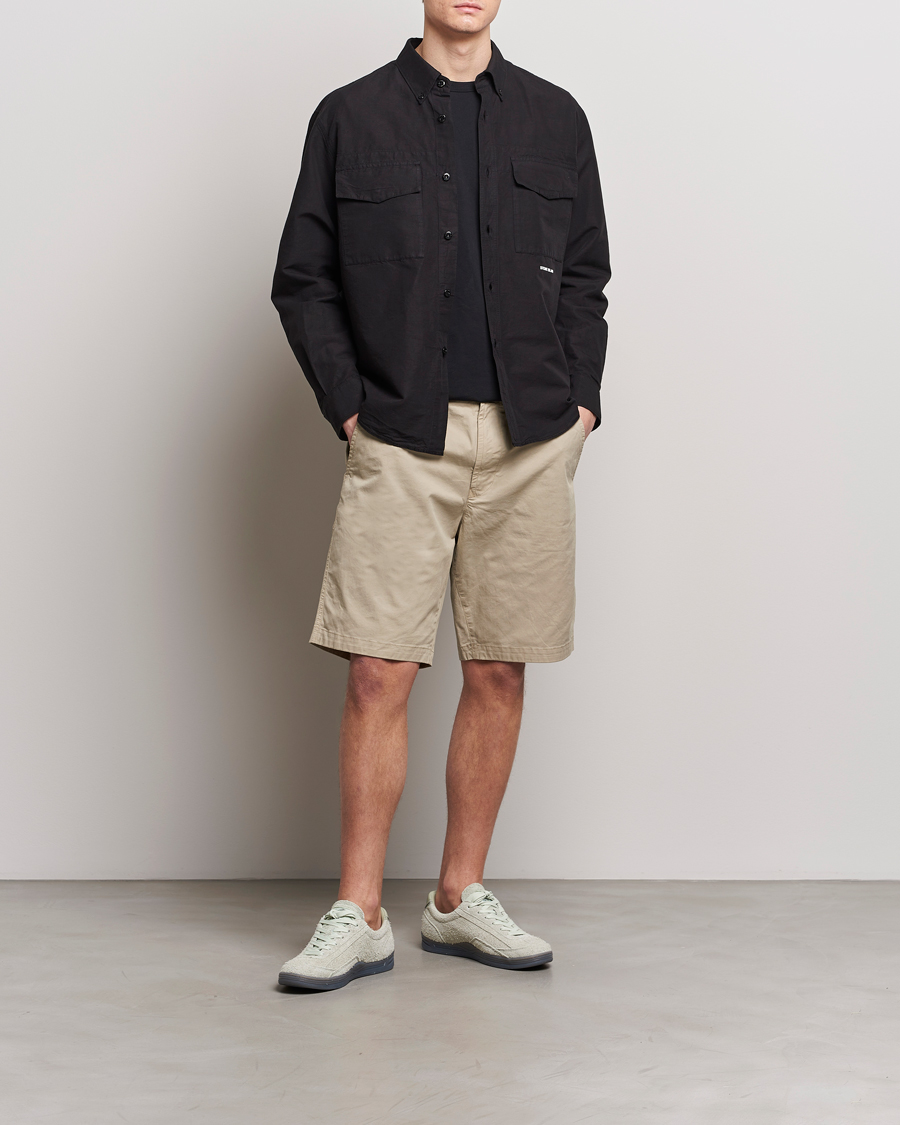 Heren | Korte broek | Stone Island | Supima Cotton Twill Stretch Shorts Sand