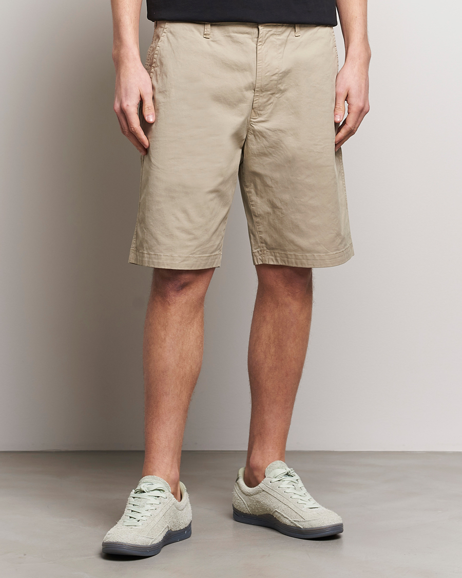 Men |  | Stone Island | Supima Cotton Twill Stretch Shorts Sand