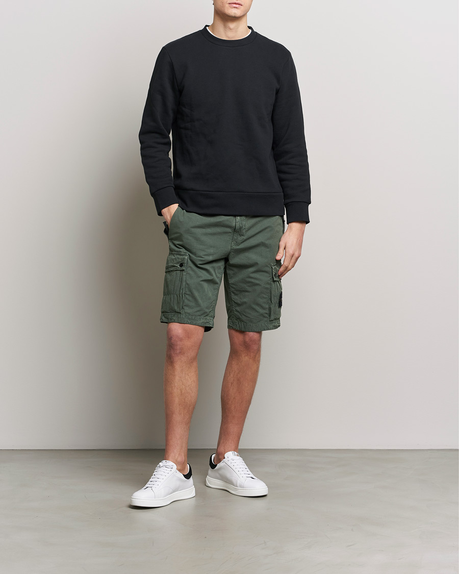 Heren | Korte broek | Stone Island | Brushed Cotton Canvas Cargo Shorts Musk