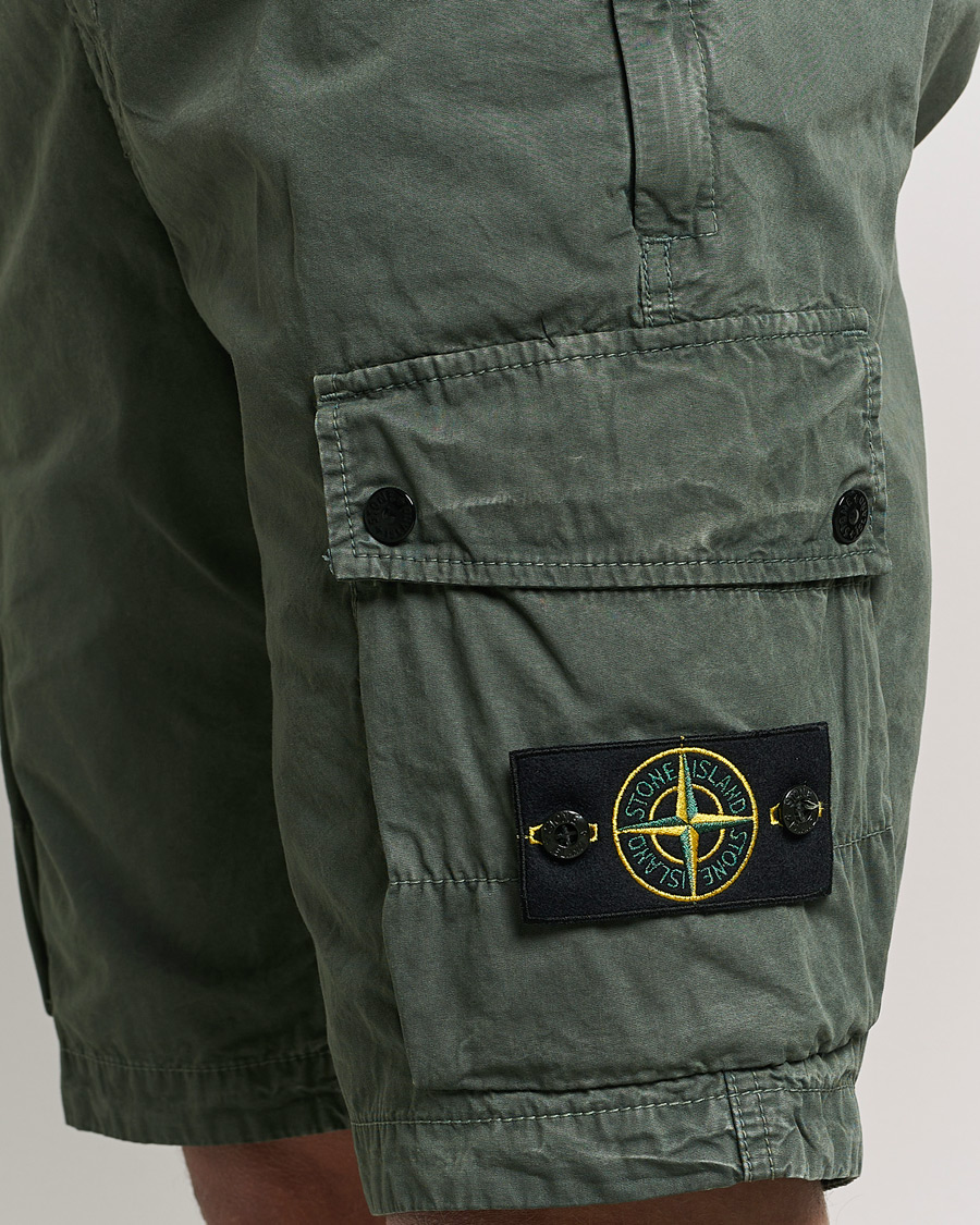 Heren | Korte broek | Stone Island | Brushed Cotton Canvas Cargo Shorts Musk
