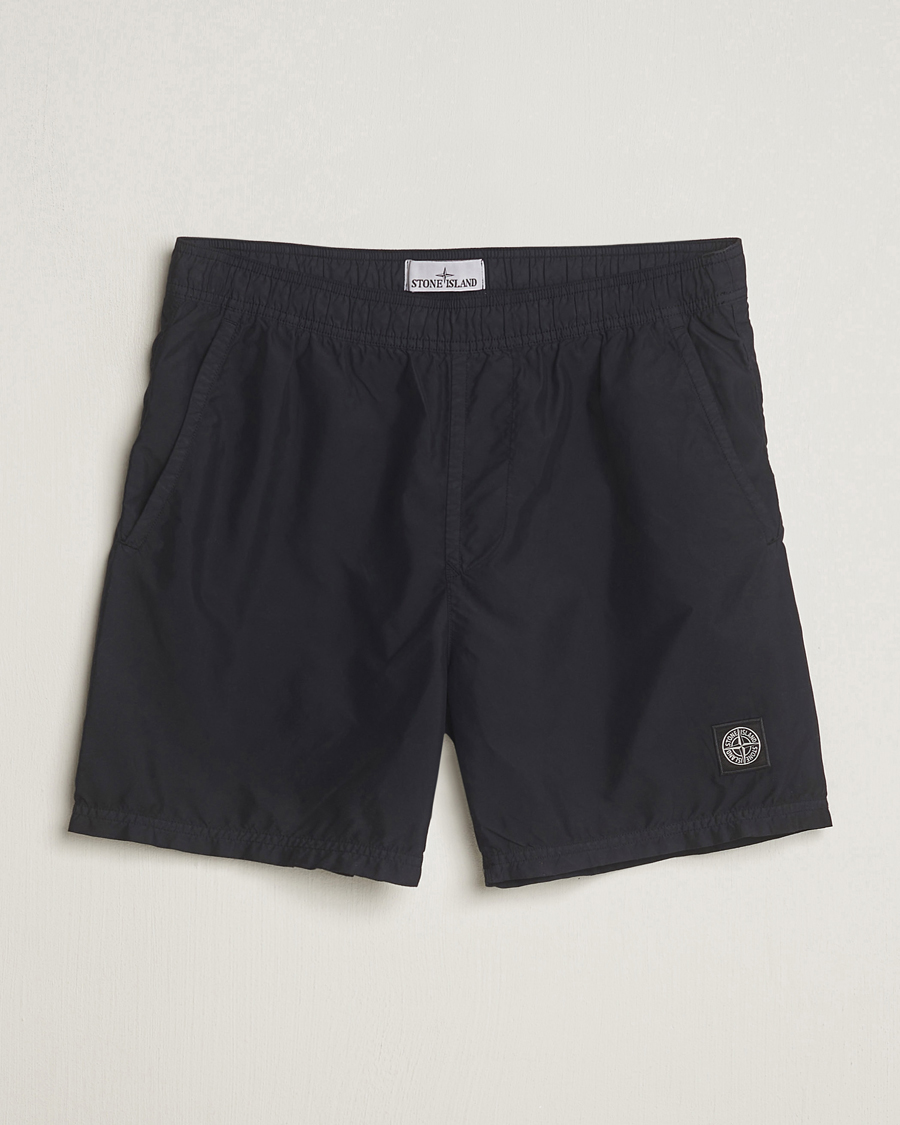 Heren | Zwembroek | Stone Island | Brushed Nylon Swimshorts Black