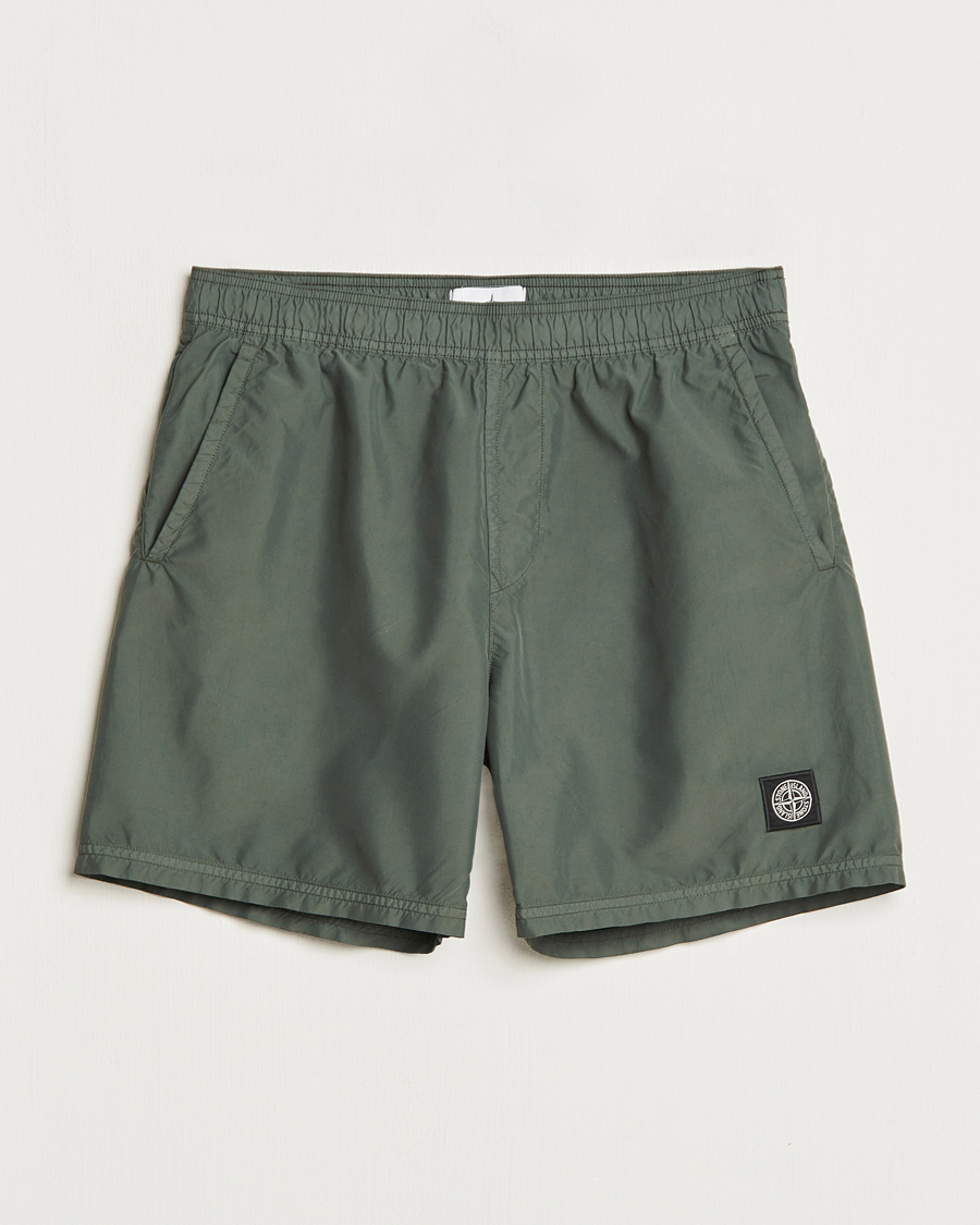 Heren | Zwembroek | Stone Island | Brushed Nylon Swimshorts Musk