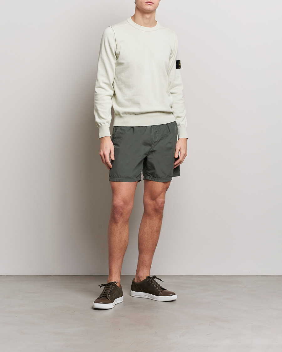 Heren | Zwembroek | Stone Island | Brushed Nylon Swimshorts Musk