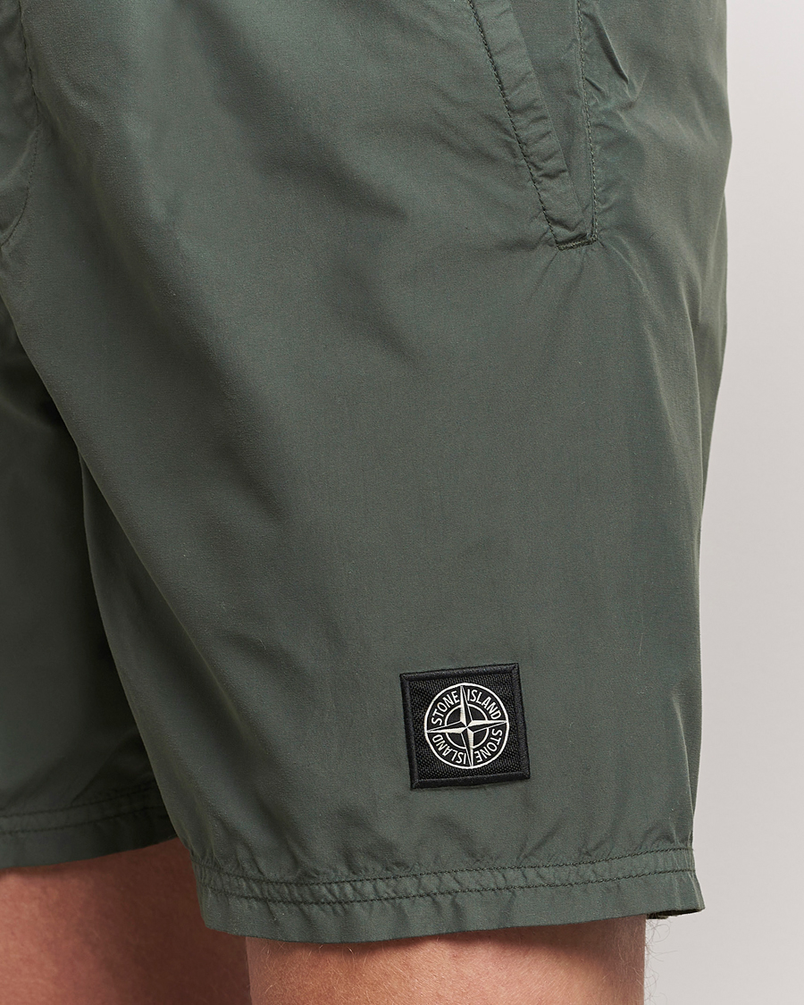 Heren | Zwembroek | Stone Island | Brushed Nylon Swimshorts Musk