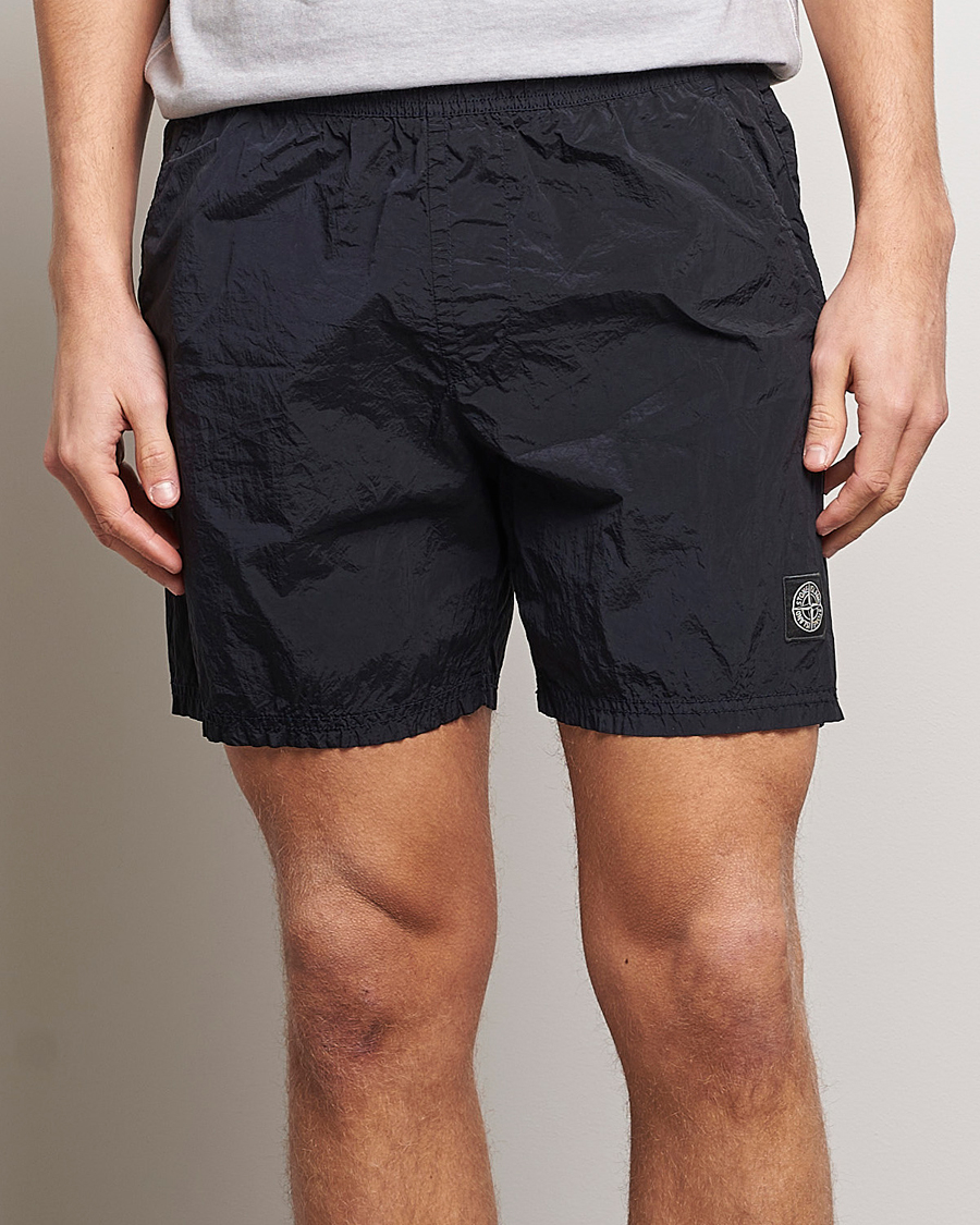 Heren |  | Stone Island | Nylon Metal Econyl Swimshorts Navy Blue