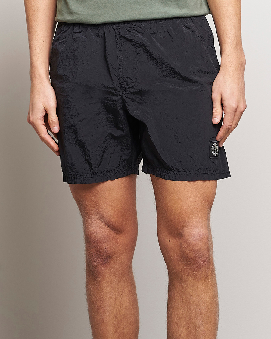 Heren | Exclusieve zwembroek | Stone Island | Nylon Metal Econyl Swimshorts Black