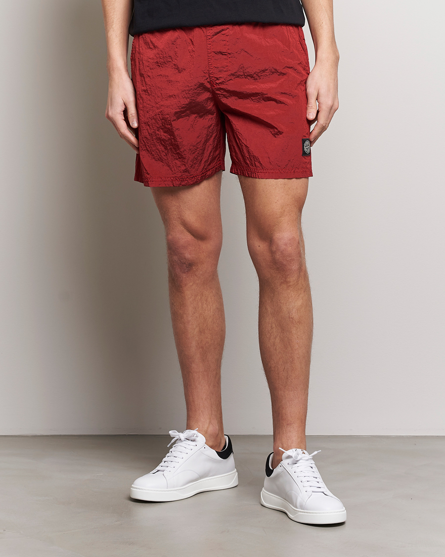 Heren | Zwembroek | Stone Island | Nylon Metal Econyl Swimshorts Red