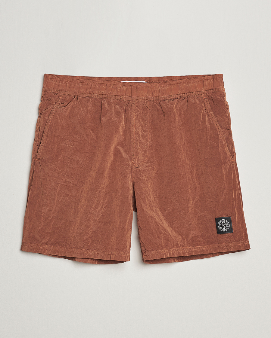 Heren | Zwembroek | Stone Island | Nylon Metal Econyl Swimshorts Rust