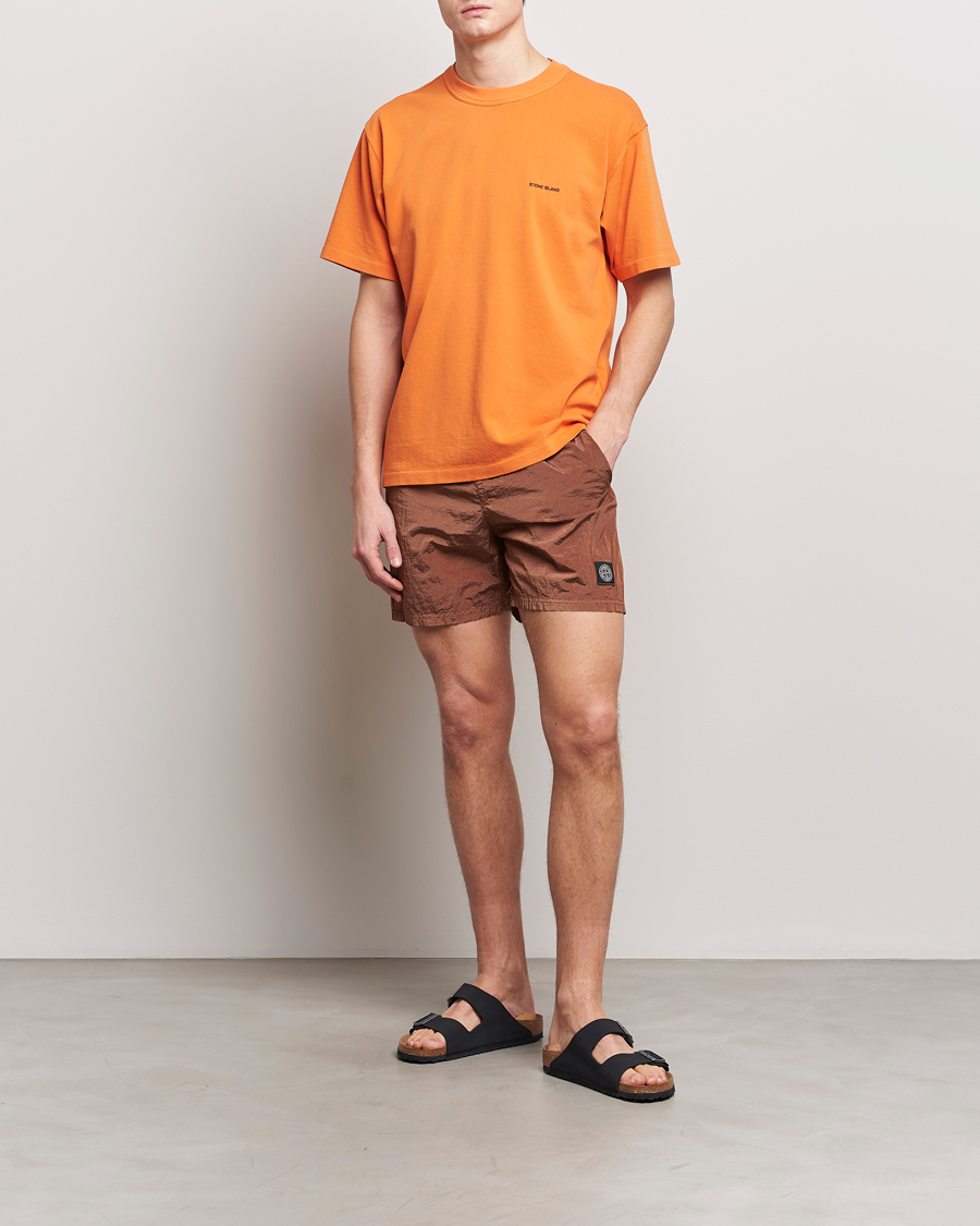 Heren | Zwembroek | Stone Island | Nylon Metal Econyl Swimshorts Rust