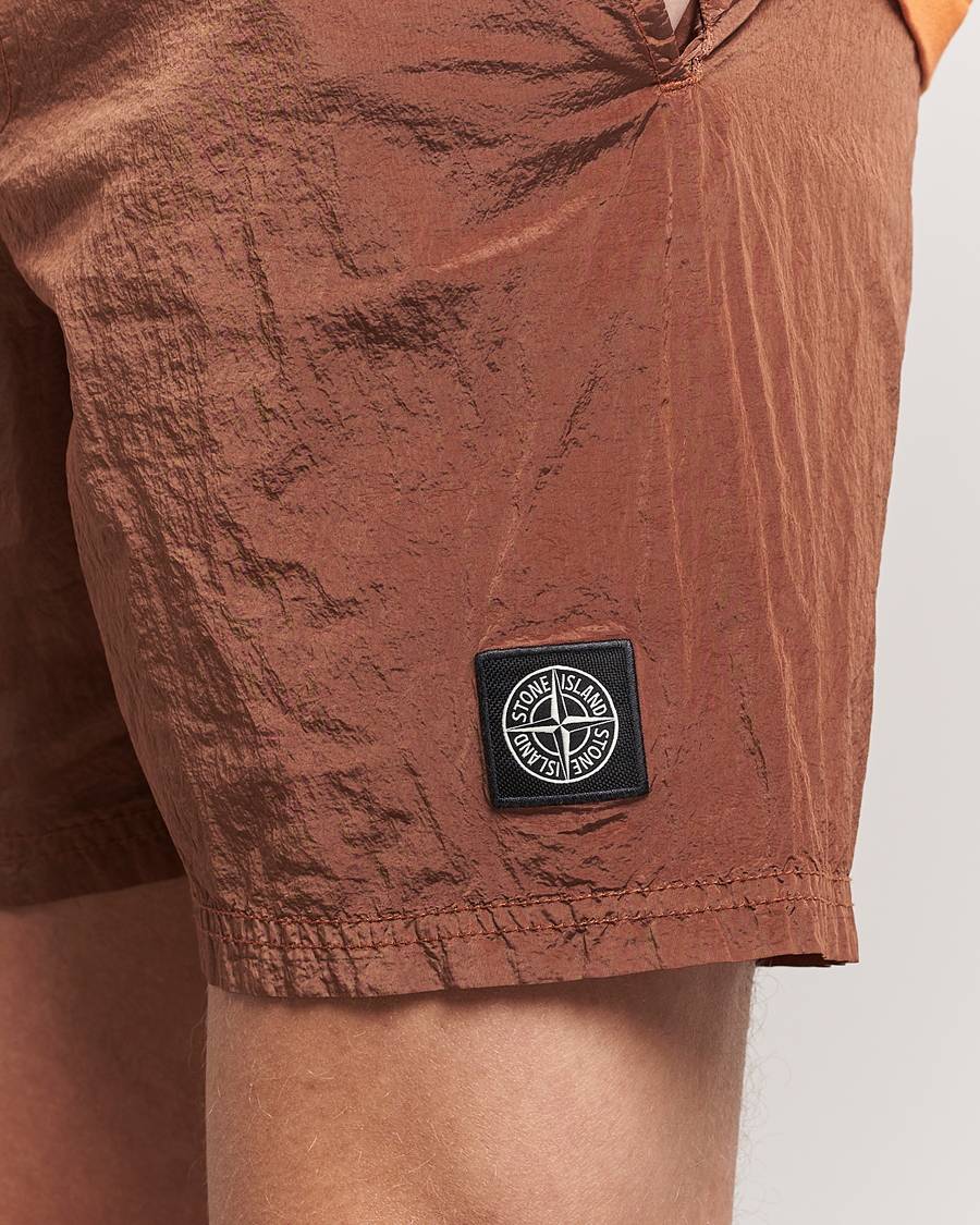 Heren | Zwembroek | Stone Island | Nylon Metal Econyl Swimshorts Rust