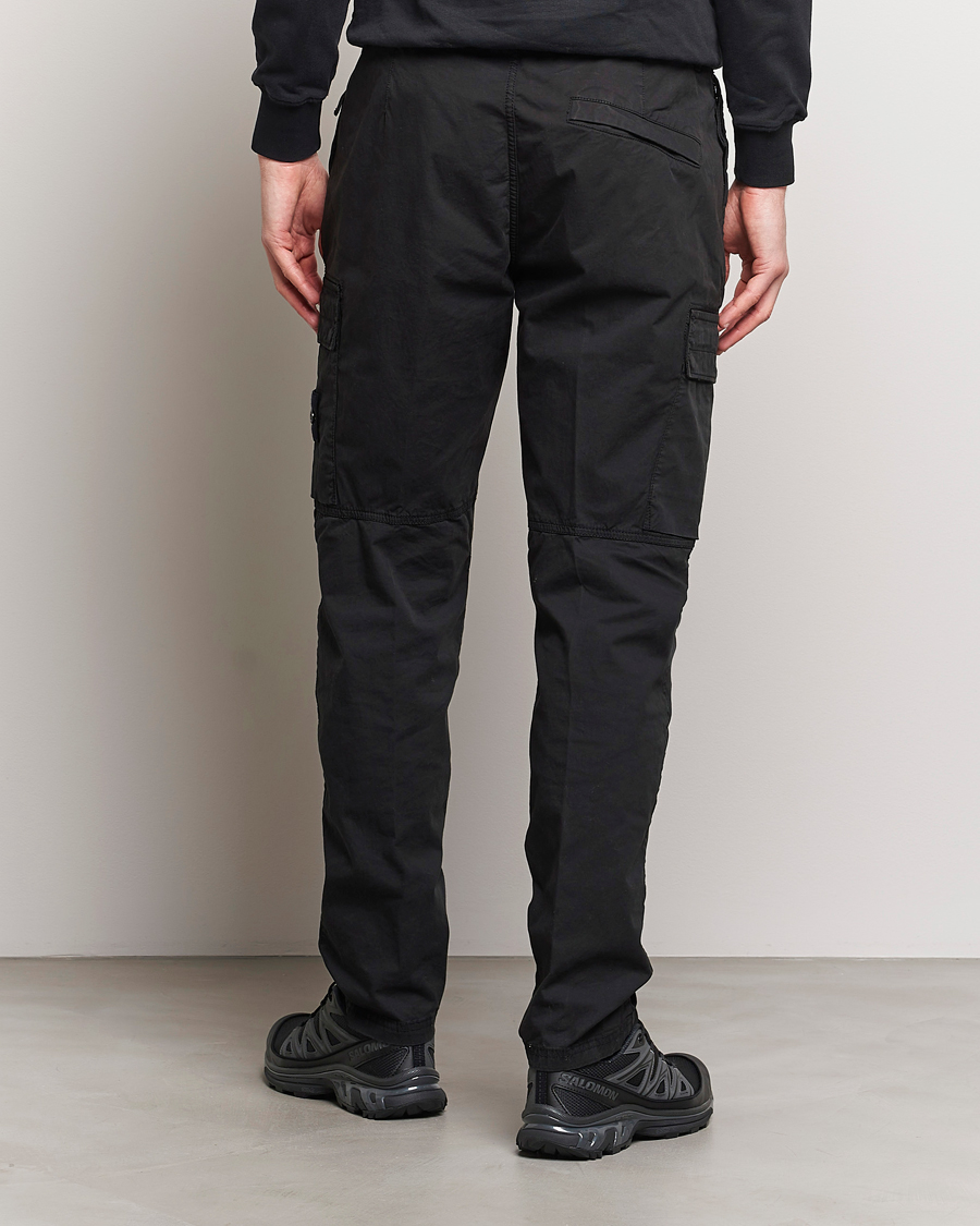 Heren | Broeken | Stone Island | Tapered Supima Cotton Cargo Pants Black