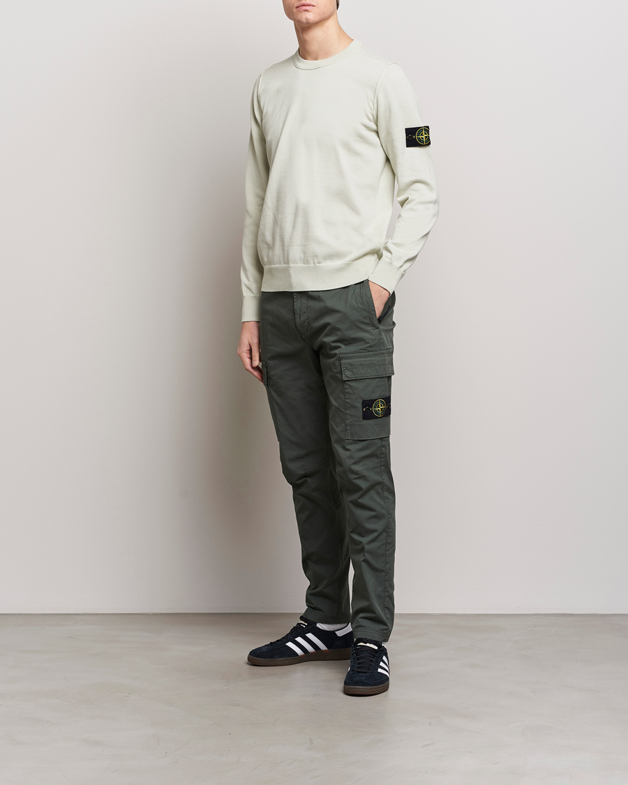 Heren | Truien | Stone Island | Soft Organic Cotton Crew Neck Pistachio