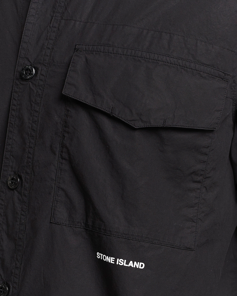 Heren | Overhemden | Stone Island | Light Cotton Shirt Black