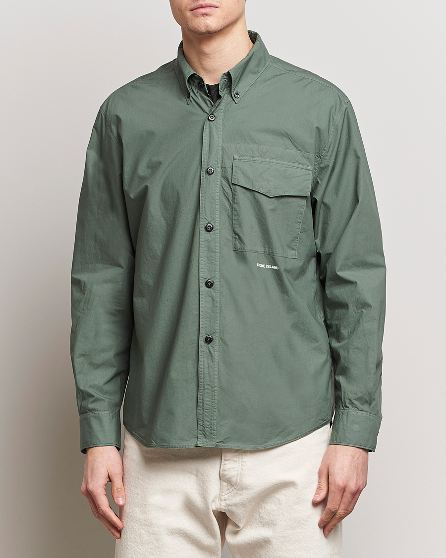 Heren | Stone Island | Stone Island | Light Cotton Shirt Musk