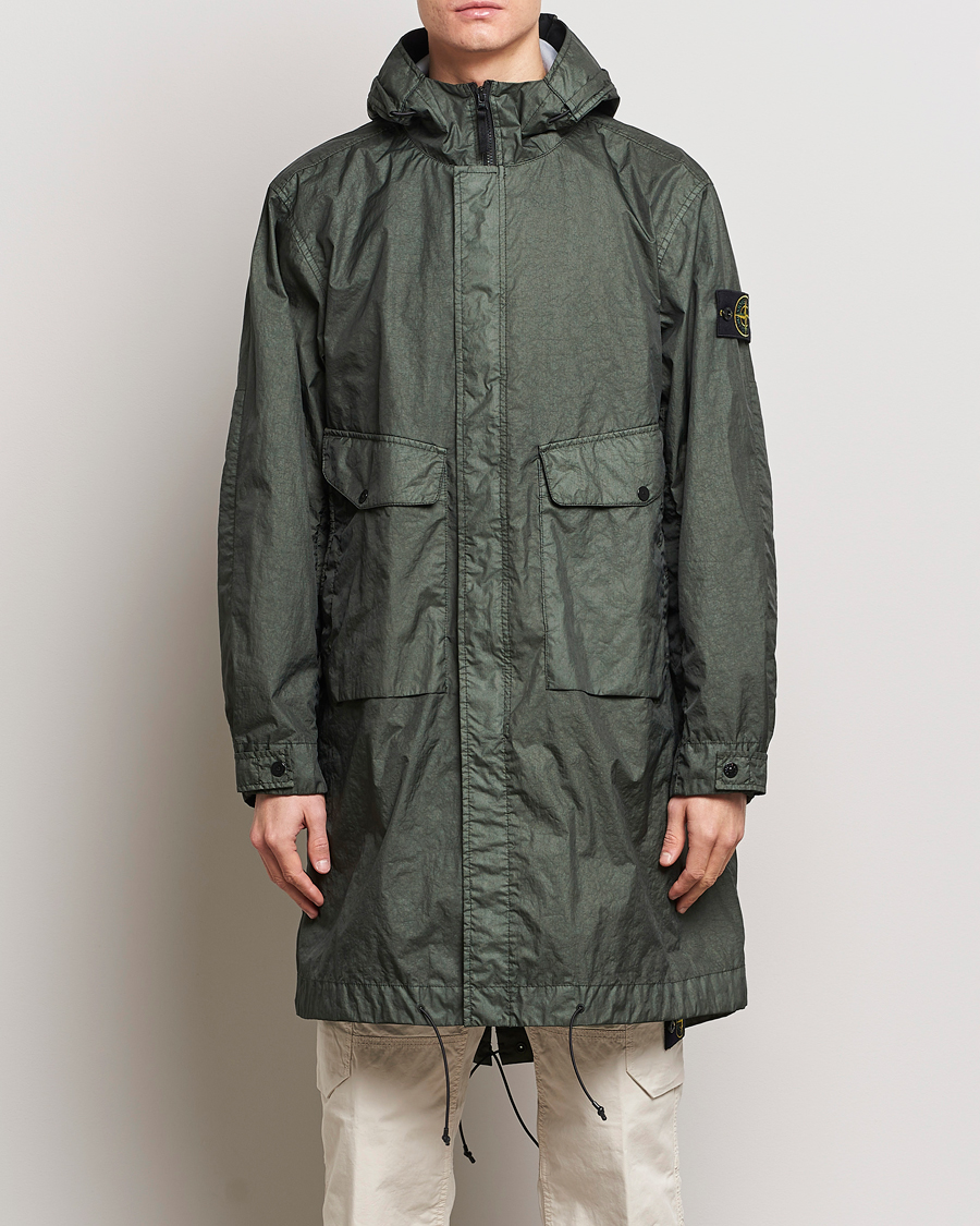 Heren | Mantels | Stone Island | Membrana Fishtail Coat Musk