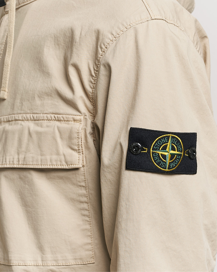 Heren | Jassen | Stone Island | Supima Cotton Hooded Jacket Sand