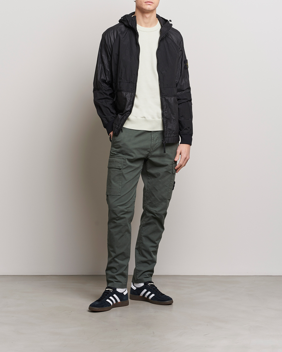 Heren | Jassen | Stone Island | Nylon Metal Hooded Jacket Black