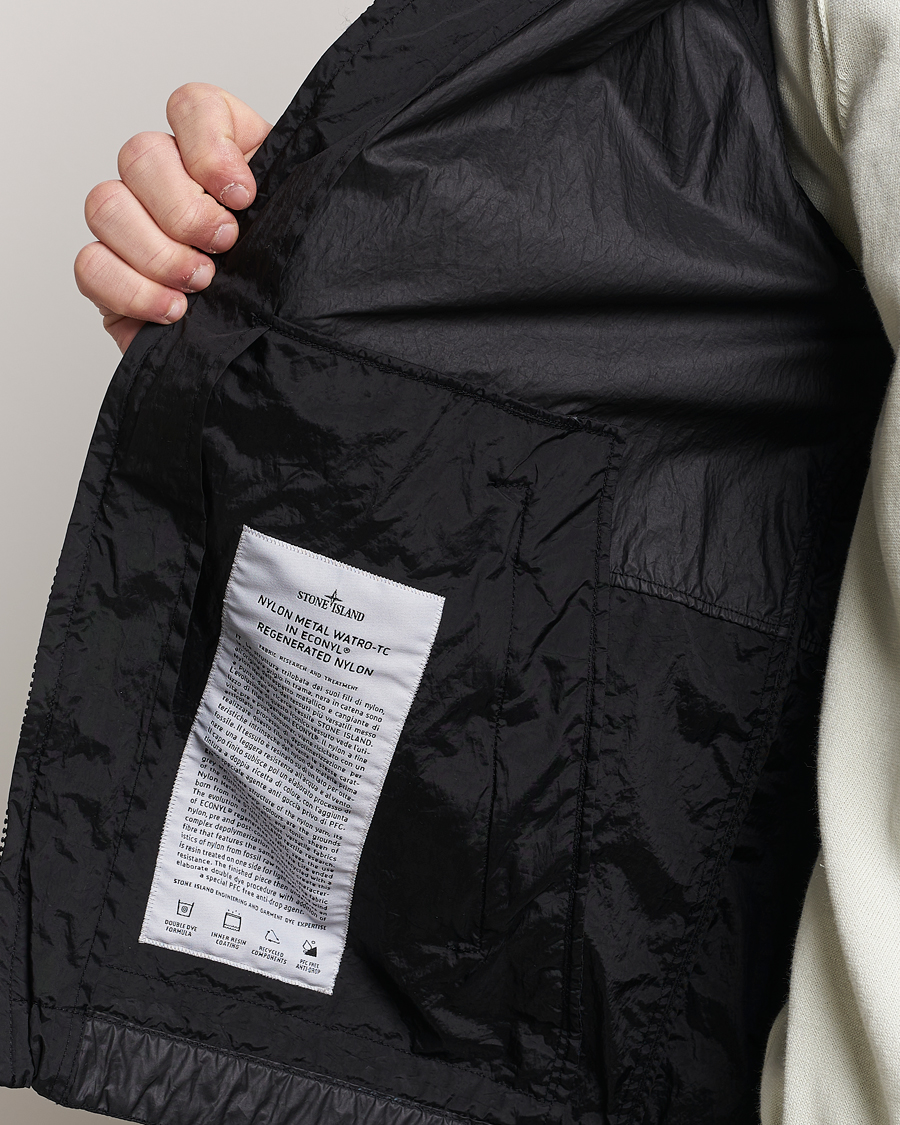Heren | Jassen | Stone Island | Nylon Metal Hooded Jacket Black