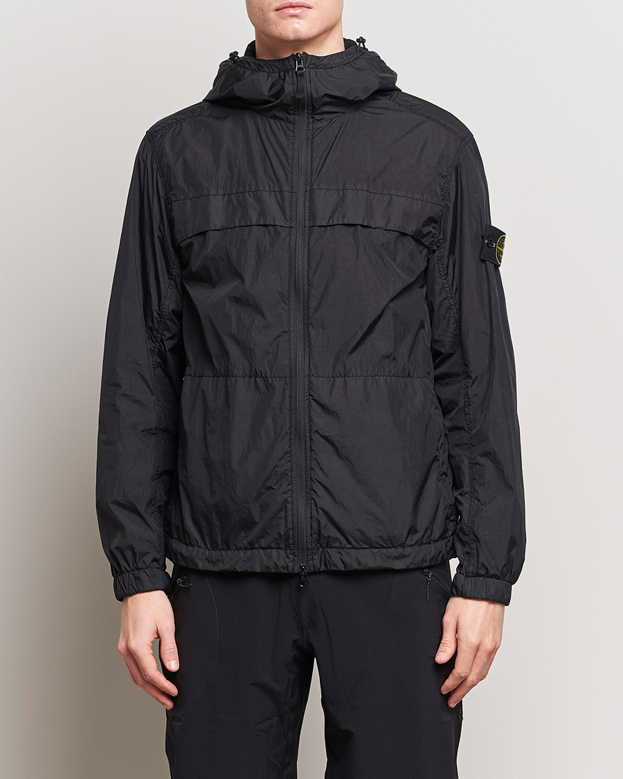 Heren | Kleding | Stone Island | Crinkle Reps Hooded Jacket Black