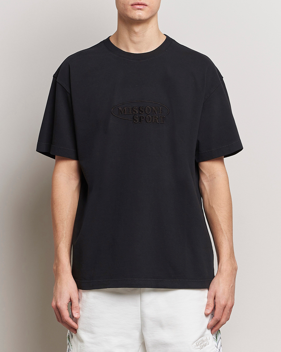 Heren | Zwarte T-shirts | Missoni | SPORT Short Sleeve T-Shirt Black