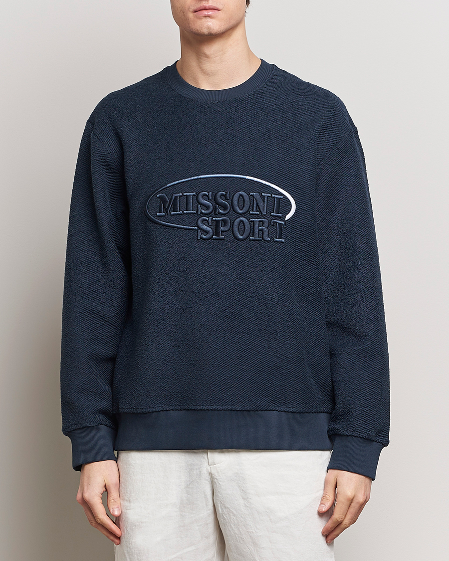 Heren | Sweatshirts | Missoni | SPORT Crewneck Sweatshirt Navy