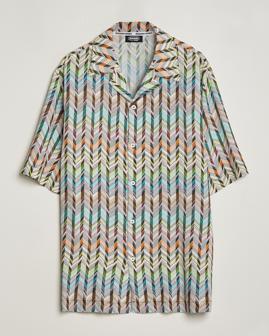Heren | Overhemden | Missoni | SPORT Short Sleeve Shirt White/Multi