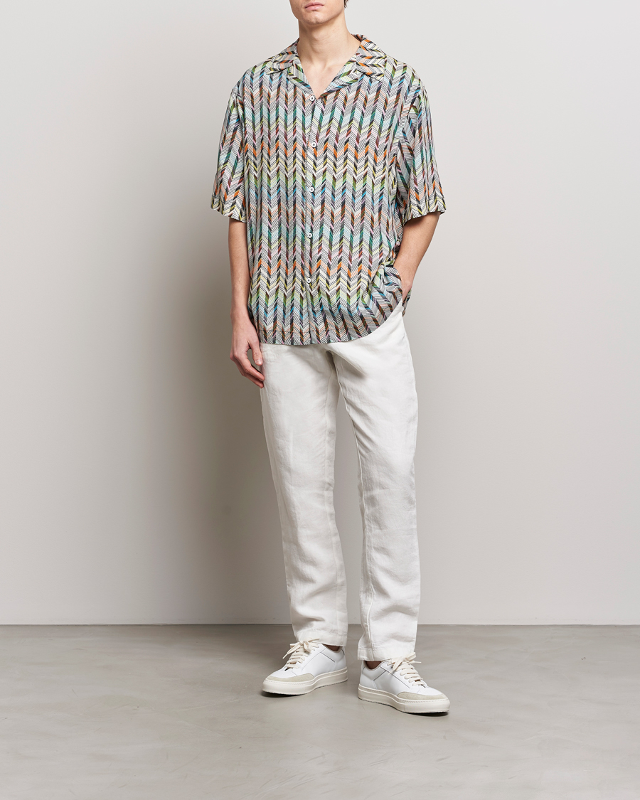Heren | Overhemden | Missoni | SPORT Short Sleeve Shirt White/Multi