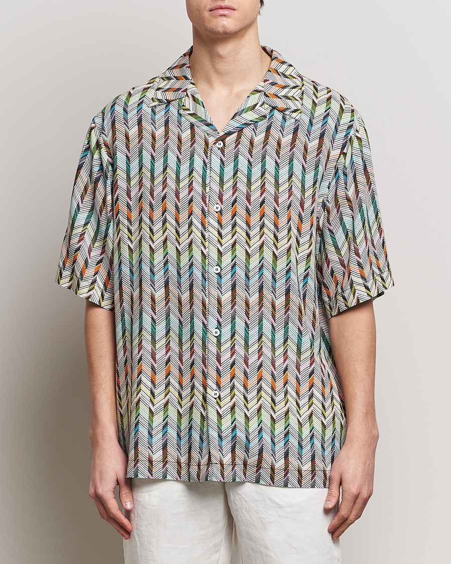 Heren | Overhemden | Missoni | SPORT Short Sleeve Shirt White/Multi