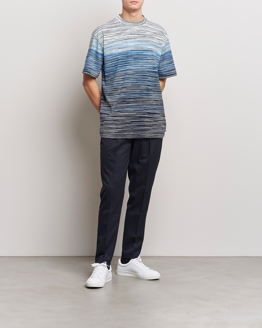 Heren | T-shirts | Missoni | Space Dyed T-Shirt Blue
