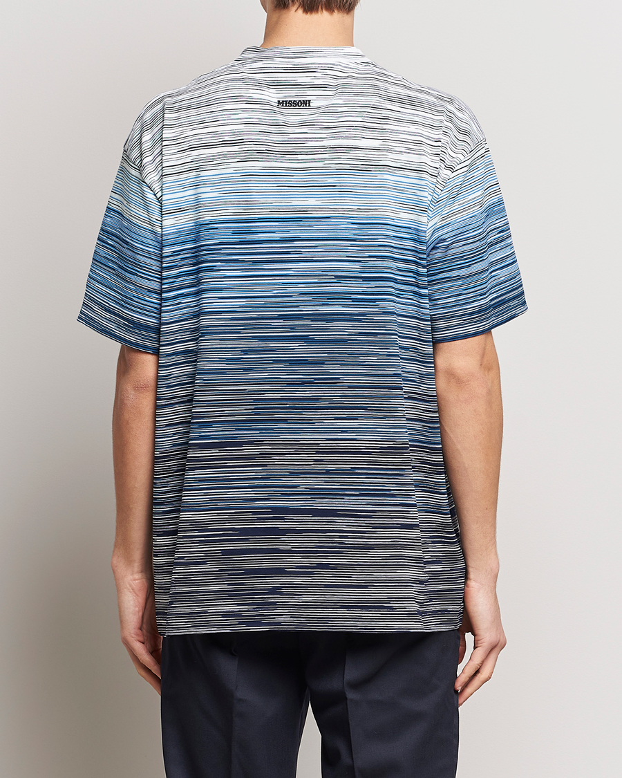 Heren | T-shirts | Missoni | Space Dyed T-Shirt Blue