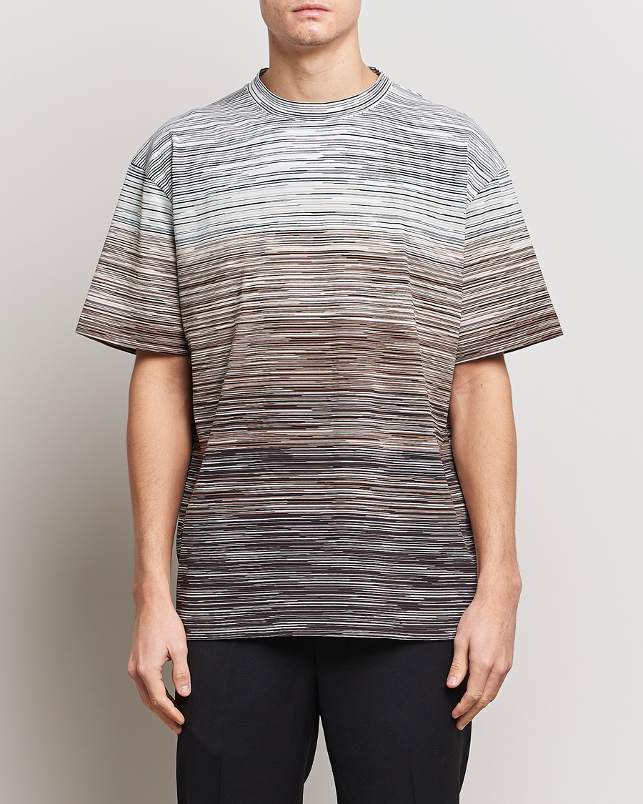 Heren | T-shirts met korte mouwen | Missoni | Space Dyed T-Shirt Beige