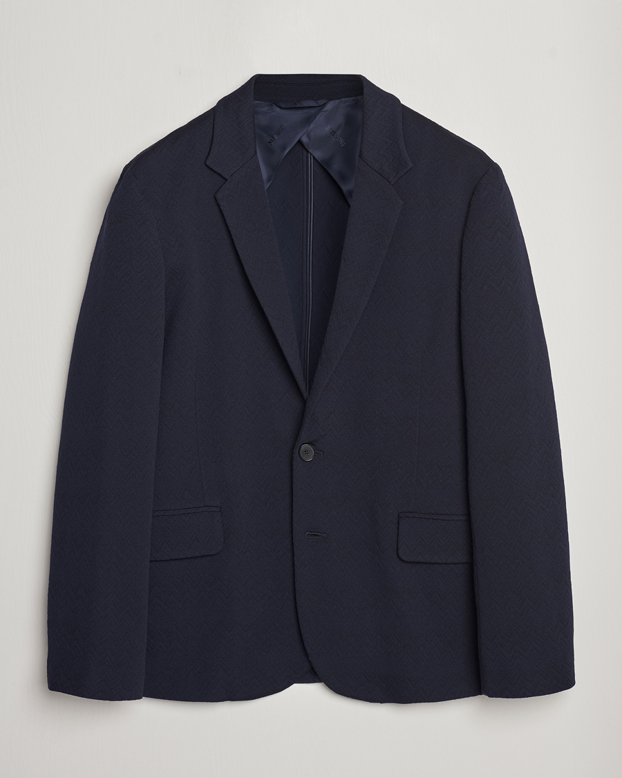 Heren | Blazers | Missoni | Chevron Wool Blazer Navy