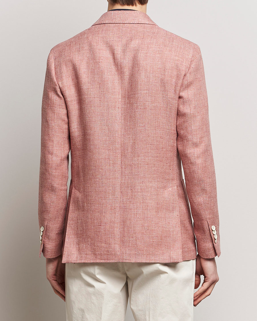Heren | Blazers | Lardini | Wool/Linen Patch Pocket Blazer Soft Red
