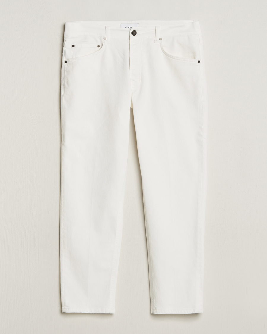 Heren | Jeans | Lardini | Ione Loose Fit Denim White