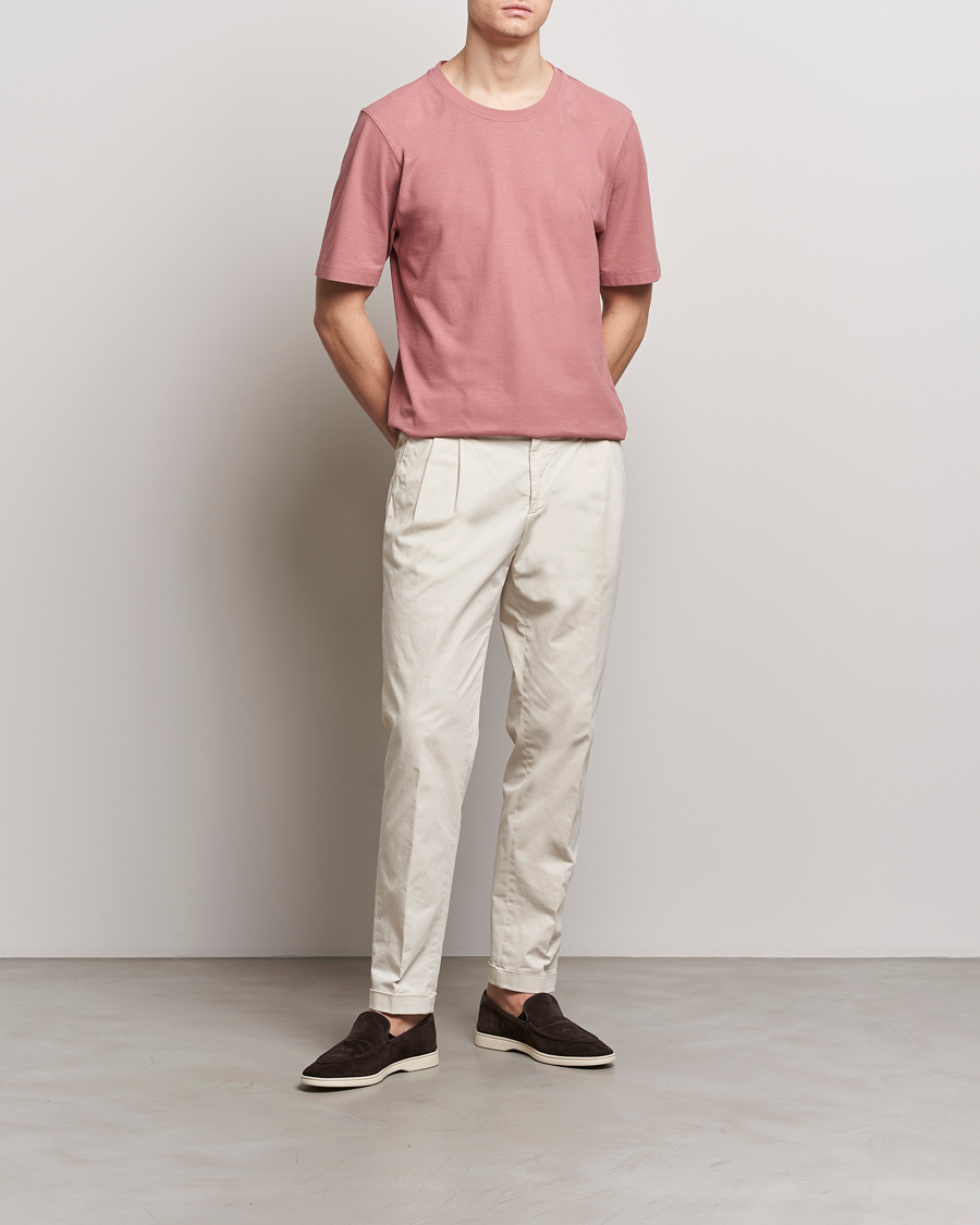 Heren | T-shirts | Lardini | Ice Cotton T-Shirt Pink