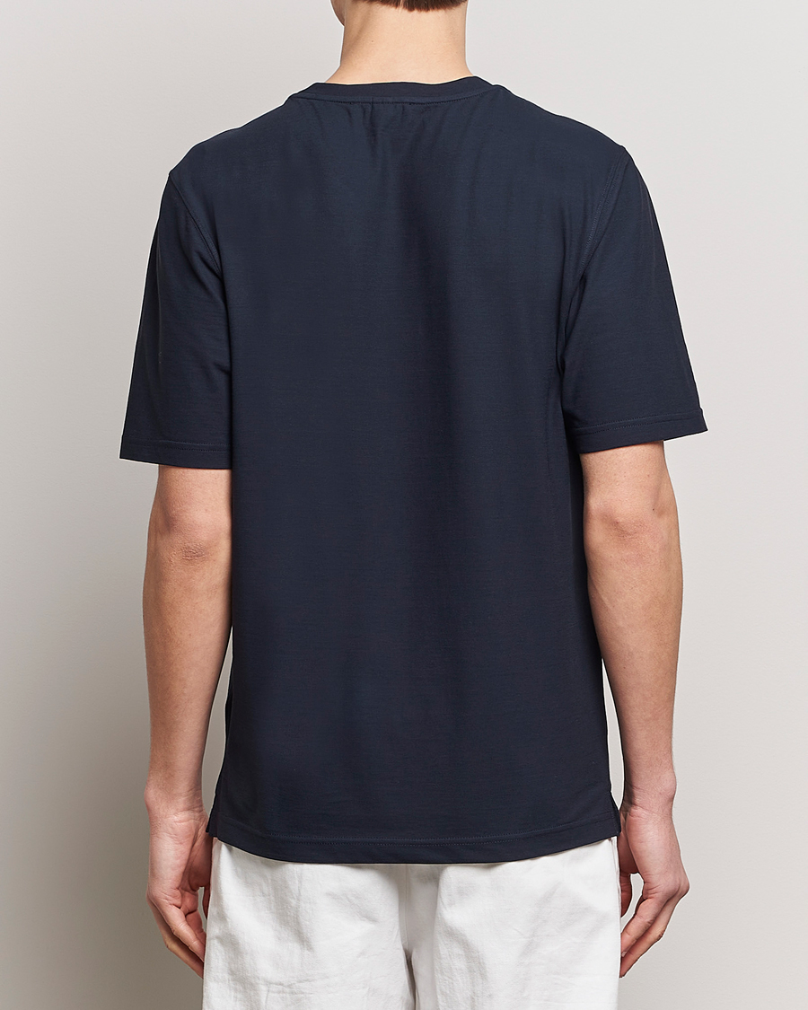Heren | T-shirts | Lardini | Ice Cotton T-Shirt Navy