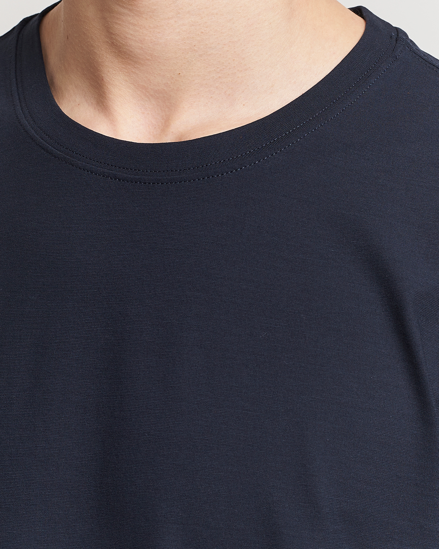 Heren | T-shirts | Lardini | Ice Cotton T-Shirt Navy