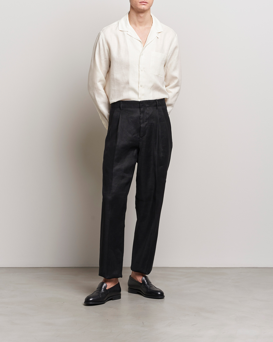 Heren | Overhemden | Lardini | Klop Linen Shirt Off White