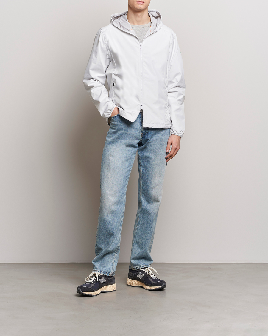 Heren | Jassen | Save The Duck | Zayn Lightweight Recycled Water Repellent Jacket White