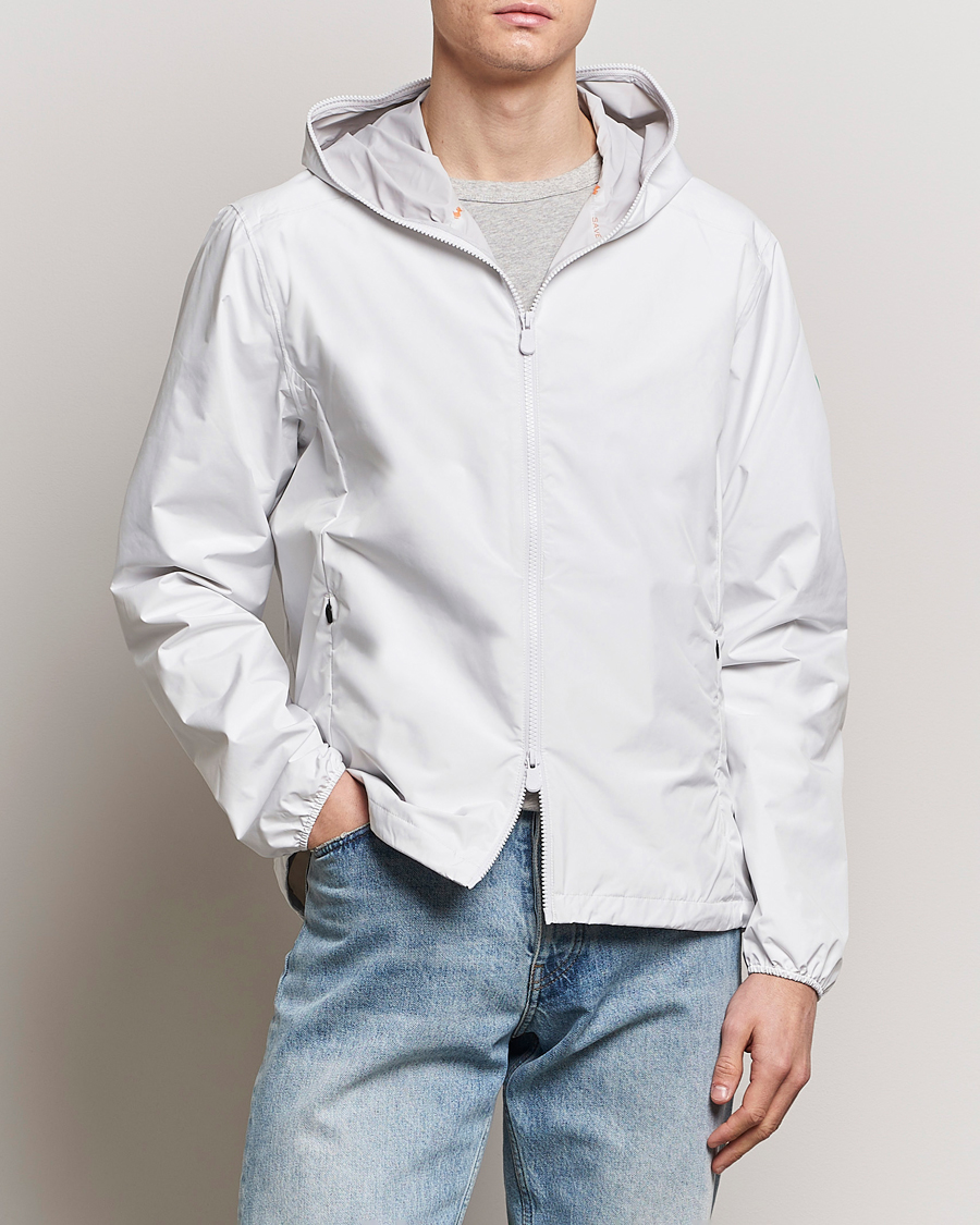 Heren | Lentejassen | Save The Duck | Zayn Lightweight Recycled Water Repellent Jacket White