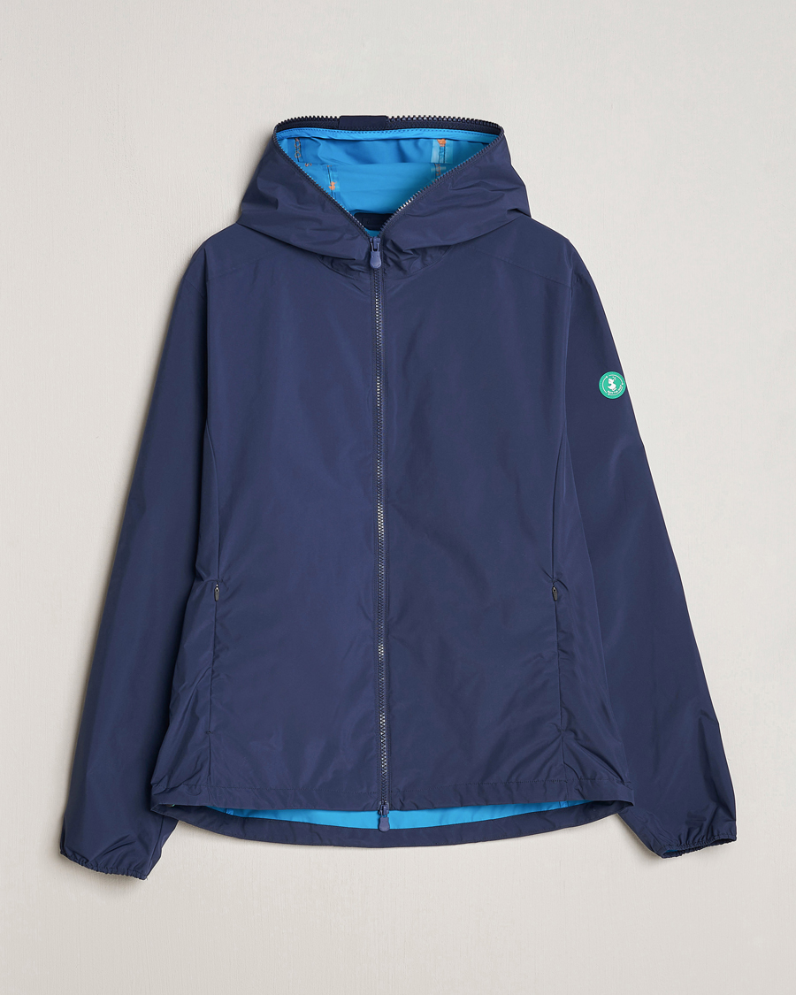 Heren | Jassen | Save The Duck | Zayn Lightweight Recycled Water Repellent Jacket Navy