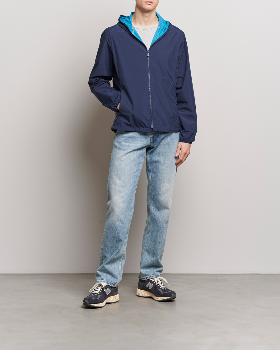 Heren | Jassen | Save The Duck | Zayn Lightweight Recycled Water Repellent Jacket Navy