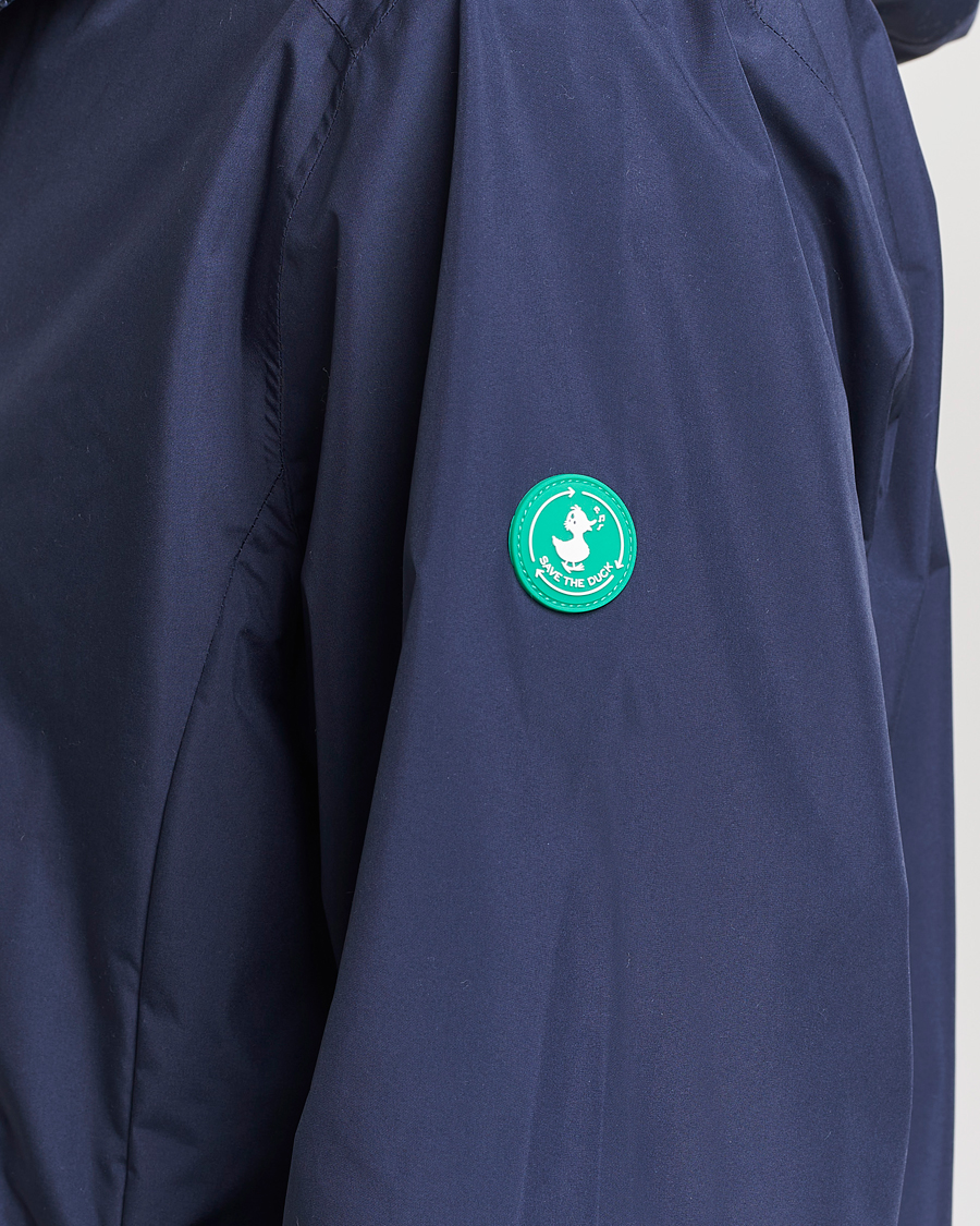 Heren | Jassen | Save The Duck | Zayn Lightweight Recycled Water Repellent Jacket Navy