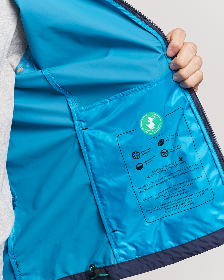 Heren | Jassen | Save The Duck | Zayn Lightweight Recycled Water Repellent Jacket Navy