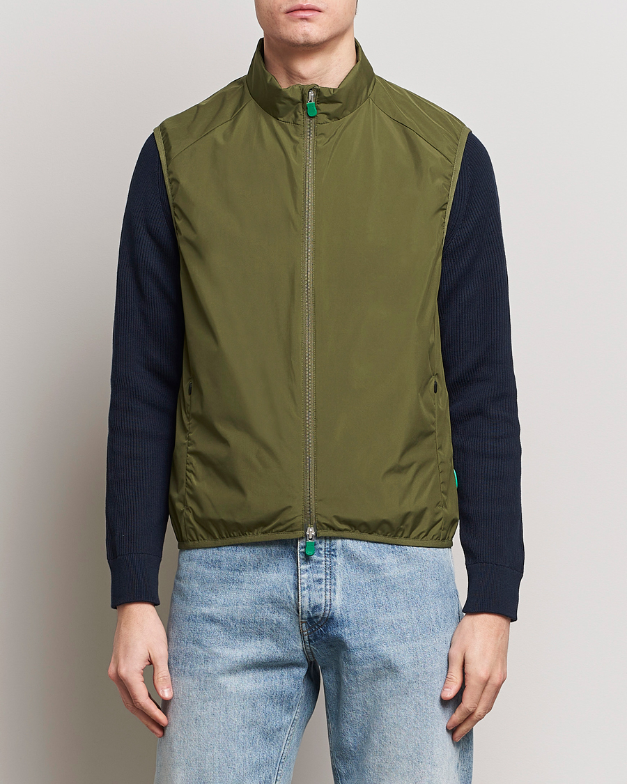 Heren | Sale | Save The Duck | Mars Lightweight Vest Dusty Olive