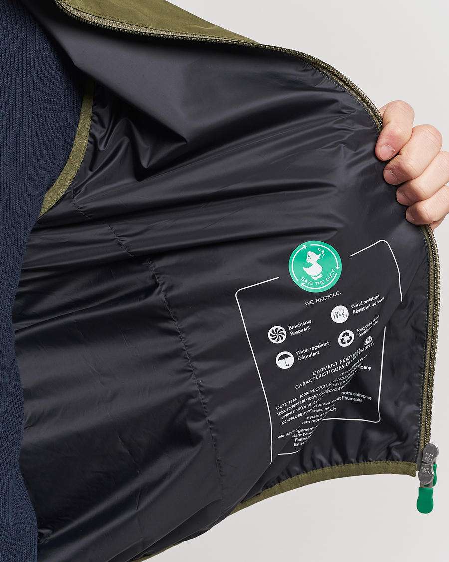 Heren | Jassen | Save The Duck | Mars Lightweight Vest Dusty Olive